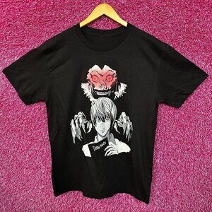 Death Note Light Yagami and Ryuk Shinigami Eyes Anime Tee L